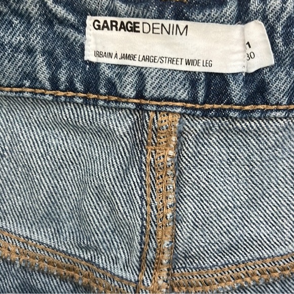 Garage Denim Street Wide Leg jeans size 11/30 - Picture 4 of 7
